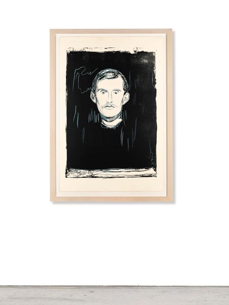Andy Warhol - SELF-PORTRAIT WITH SKELETON'S ARM (AFTER MUNCH) (F. & S. IIIA.61[B])