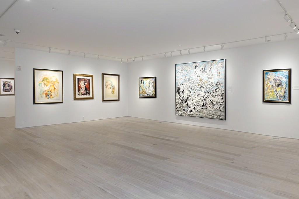 Audrey Flack: Master Drawings from Crivelli to Pollock - Installation view Audrey Flack: Master Drawings from Crivelli to Pollock - Installation view