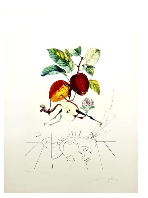 Salvador Dalí, ‘Original Lithograph "Flordali - Dragon Apple" by Salvador Dali’, 1969, Galerie Philia