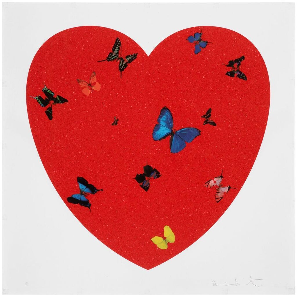 Damien Hirst - All You Need is Love Love Love