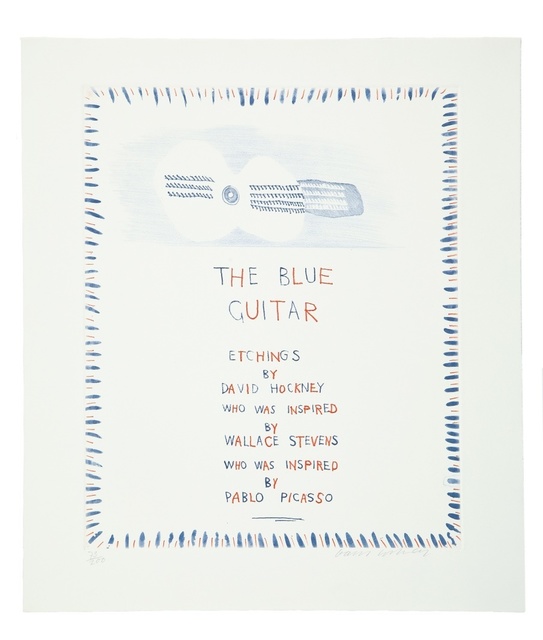 David Hockney, ‘The Blue Guitar (M.C.A. Tokyo 178)’, 1976-77, Forum Auctions