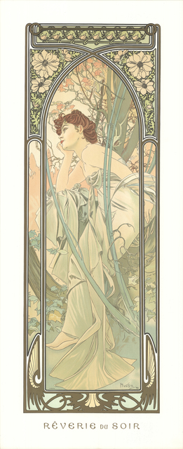 Alphonse Mucha, ‘Reverie Du Soir’, 1974, Ephemera or Merchandise, Lithograph, ArtWise