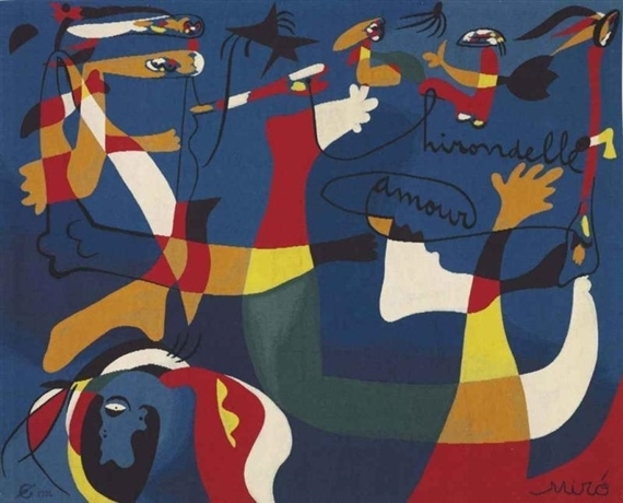 Joan Miró, ‘Hirondelle d’Amour’, 1974, Fritz Gallery