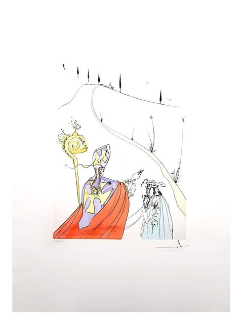Salvador Dalí, ‘Original Etching "The Sacred Love Of Gala" by Salvador Dalí’, 1974, Galerie Philia