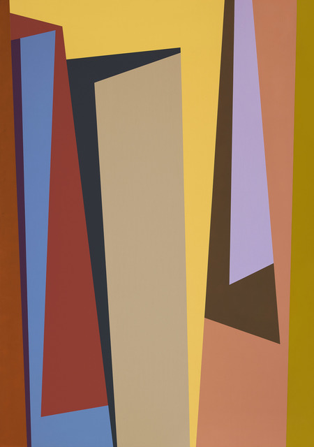 Karl Benjamin, ‘#1, 1987’, 1987, Painting, Oil on canvas, Louis Stern Fine Arts