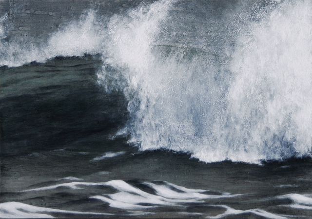 Lisa Lebofsky, ‘Long Island Waves’, 2015, Painting, Oil paint on aluminium, Friends Seminary Benefit Auction