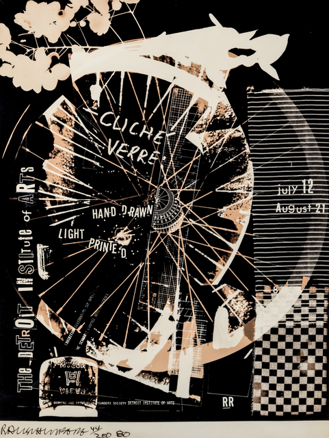 Robert Rauschenberg, ‘Cliche' Verre’, 1980, Hindman