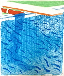 Pool Made with Paper and blue ink