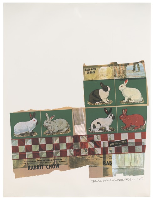 Robert Rauschenberg, ‘Rabbit Chow (Chow Bags)’, 1977, San Francisco Museum of Modern Art (SFMOMA)
