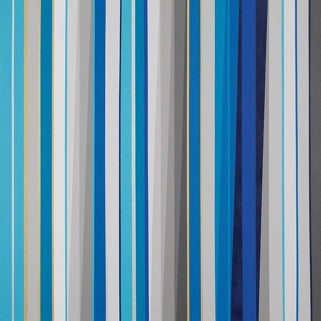 Gabriele Evertz, ‘(A-) Chromatics + Metallics (Blue)’, 2014, SPONDER GALLERY