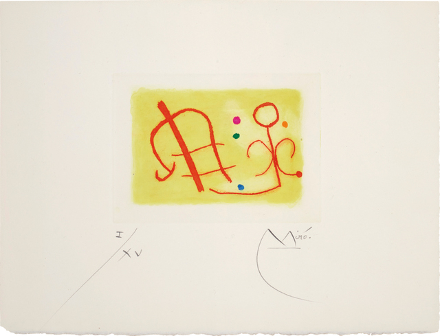 Joan Miró, ‘Fusée (Rocket): one plate’, 1959, Phillips