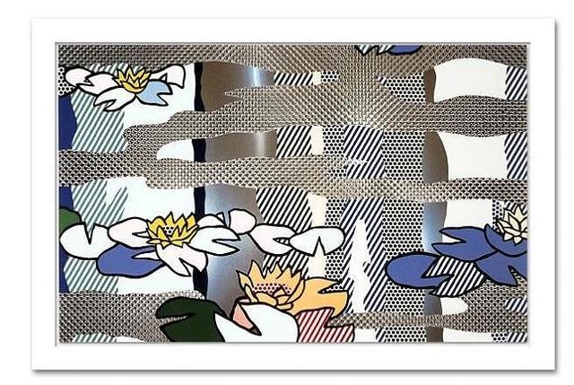 Roy Lichtenstein, ‘Water Lily Pond with Reflections’, 1992, Mixed Media, Mixed media, David Benrimon Fine Art