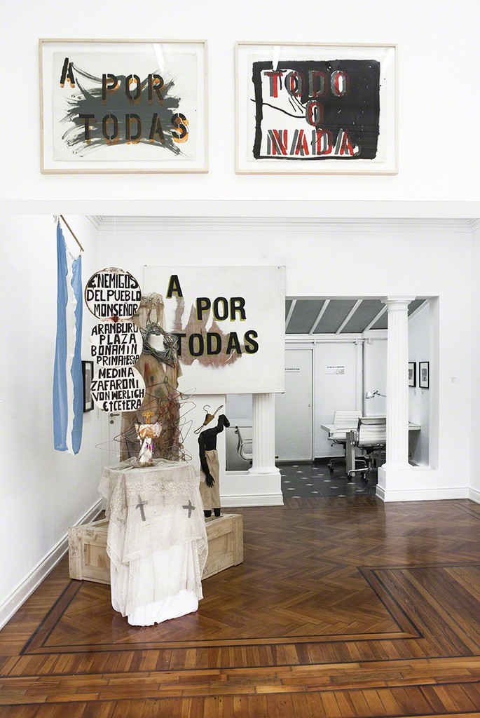 Exhibition view with works by Batato Barea and Gustavo Marrone. Exhibition view with works by Batato Barea and Gustavo Marrone.