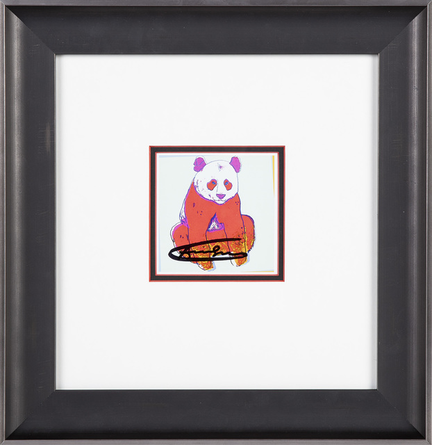 Andy Warhol, ‘Giant Panda Hand Signed Endangered Species Gallery Invitation’, 1983, Modern Artifact