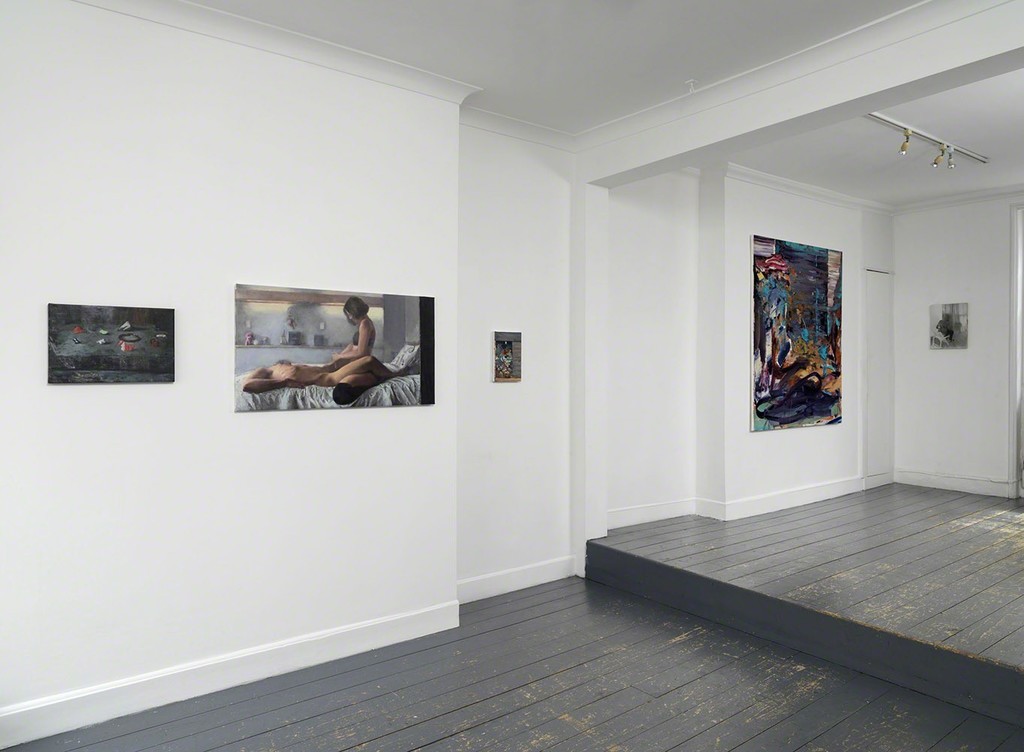 'Dark Smoke' installation view, works by Ioana Iacob, Dan Maciuca and Dan Beaudean. 'Dark Smoke' installation view, works by Ioana Iacob, Dan Maciuca and Dan Beaudean.