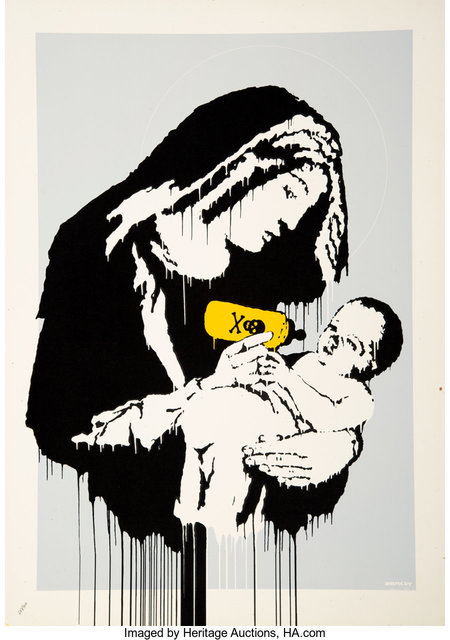 Banksy, ‘Toxic Mary’, 2004, Print, Screenprint in colors on wove paper, Heritage Auctions