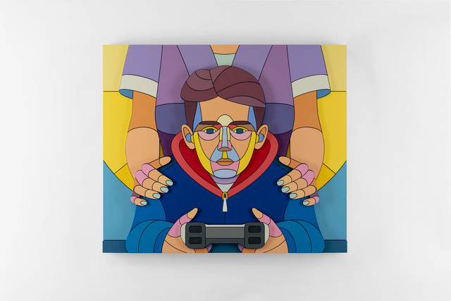 Dmitri Aske, ‘Enchanted’, 2020, Mixed Media, Plywood, spray paint, Ruarts Gallery