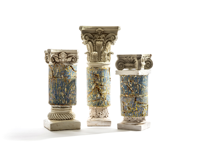 Roberto Lugo, ‘Column Composition 1-3’, 2019, Wexler Gallery
