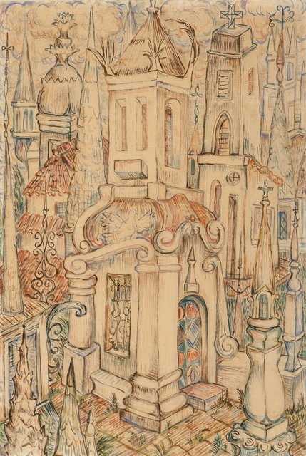 René Portocarrero, ‘Cathedral’, 1942, Heritage Auctions