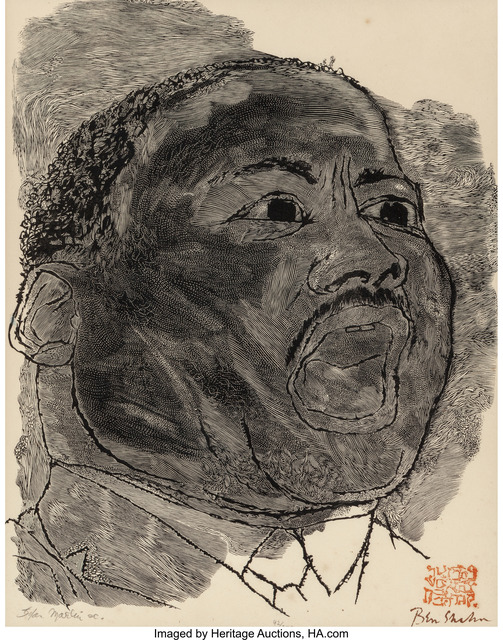 Ben Shahn, ‘Martin Luther King’, 1966, Heritage Auctions