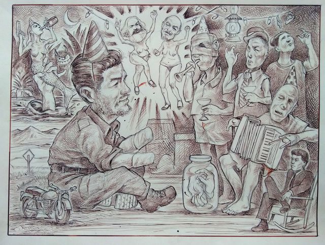 Sam Vaughan, ‘Che Guevara Donating his Hands to Lepers’, 2020, SHOH Gallery