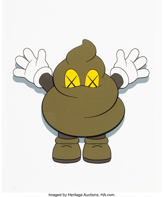 KAWS, ‘Warm Regards’, 2005, Drawing, Collage or other Work on Paper, Hand letterpress in colors on wove paper, Heritage Auctions