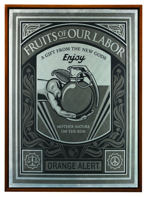 Shepard Fairey (OBEY), ‘Fruits of our Labor’, 2015, Underdogs Gallery