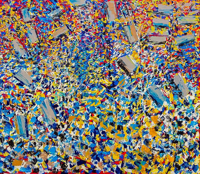 Larry Otoo, ‘Market square’, 2018, Out of Africa Gallery