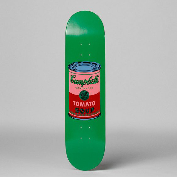 Andy Warhol, ‘Colored Campbell's Soup (Blood) Skateboard Deck’, 2017, Artware Editions
