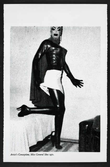 General Idea, ‘Artist’s Conception: Miss General Idea’, 1971, Art Gallery of Ontario (AGO)