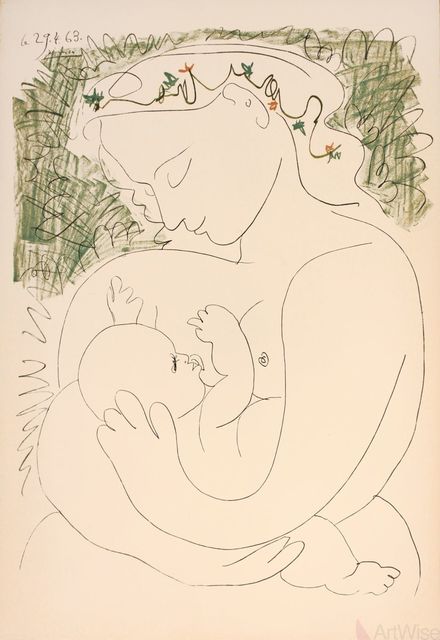 Pablo Picasso, ‘La Grande Maternite’, 1963, Ephemera or Merchandise, Stone Lithograph, ArtWise