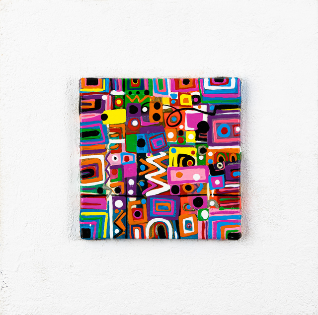 Gladys Colmenares, ‘Finestre 9’, 2020, Painting, Oil & acrylic on wood, SmART Coast Gallery