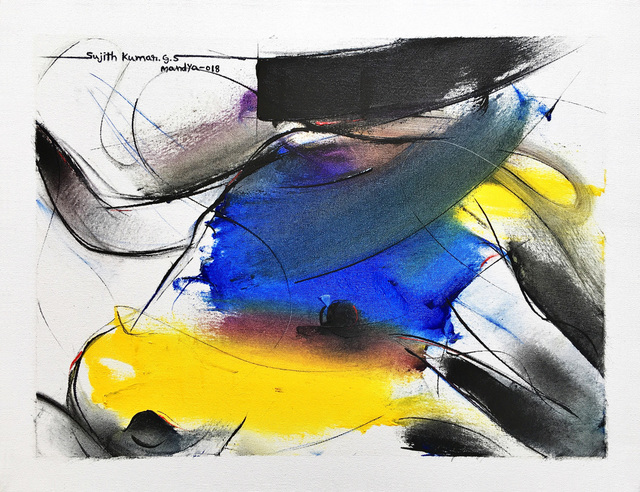 Sujth Kumar G.S. Mandya, ‘Bull Painting - 684’, 2013, MayinArt
