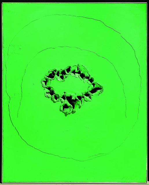 Lucio Fontana, ‘Concetto Spaziale’, Painting, Oil on canvas, Nahmad Contemporary