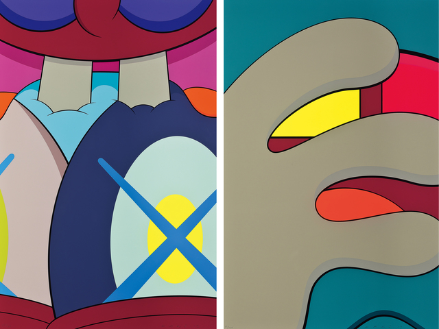 KAWS, ‘Ups and Downs’, 2013, Print, Downs screenprints on Sauders Waterford paper, Seoul Auction