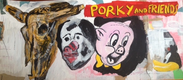 Luis Pérez Calvo, ‘Porky and friends’, 2017, Blanca Soto Arte