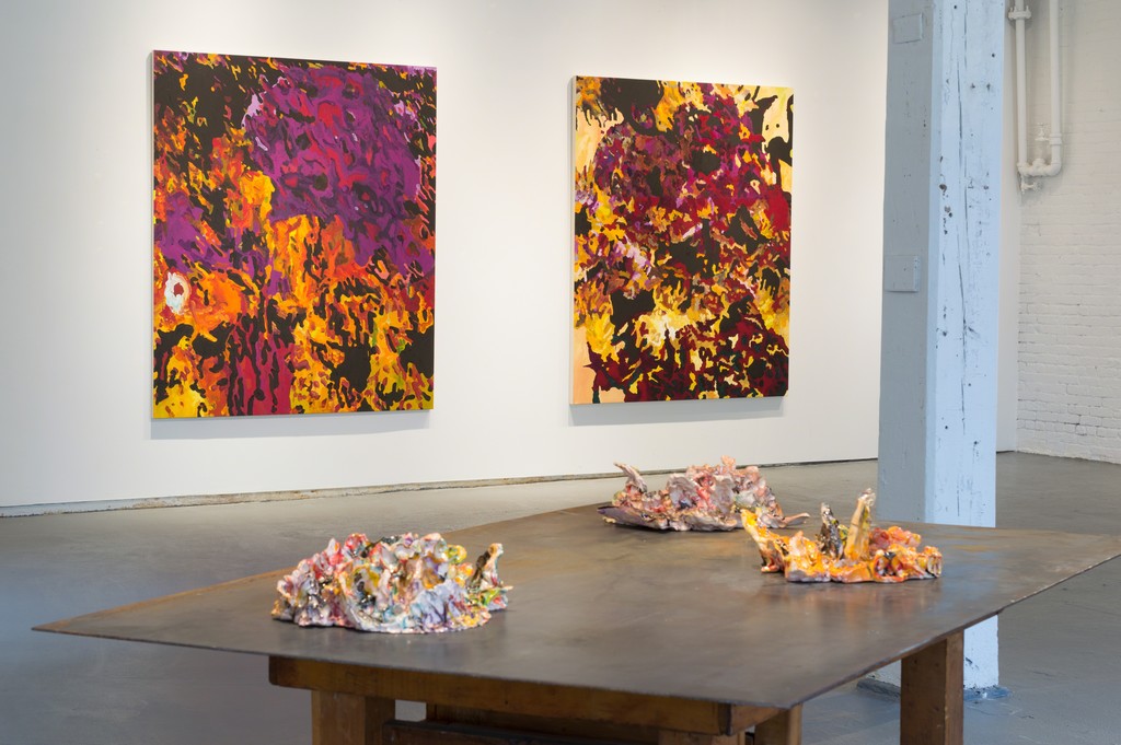 Work by Rob Ventura in False Indigo at PROTO Gallery. Work by Rob Ventura in False Indigo at PROTO Gallery.