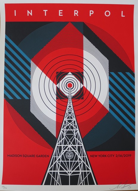 Shepard Fairey (OBEY), ‘INTERPOL’, 2019, AYNAC Gallery