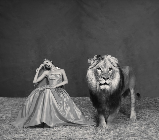 Tyler Shields, ‘The Lady and The Lion’, ca. 2019, Samuel Lynne Galleries