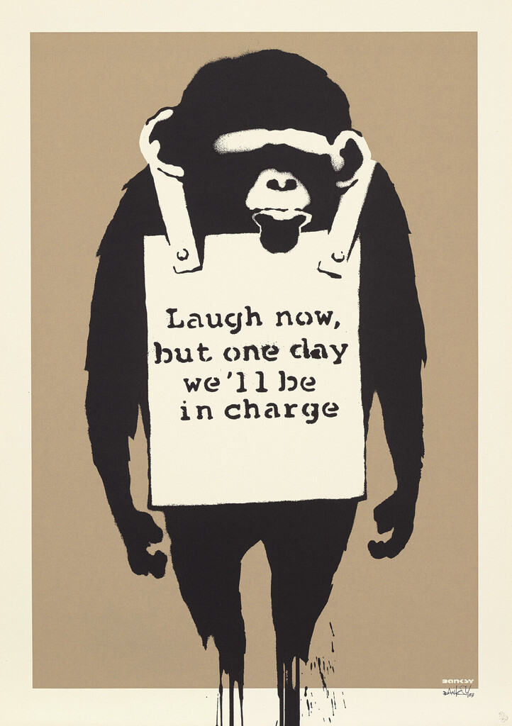 Banksy - Laugh Now