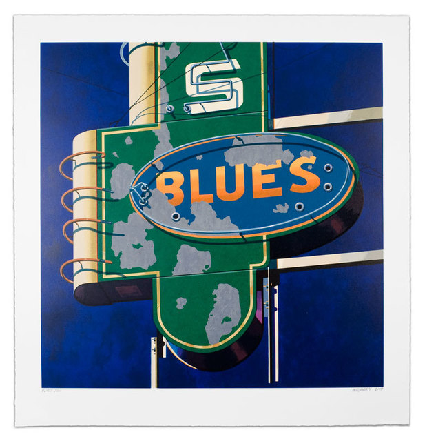 Robert Cottingham, ‘Blues ’, 2009, Taglialatella Galleries