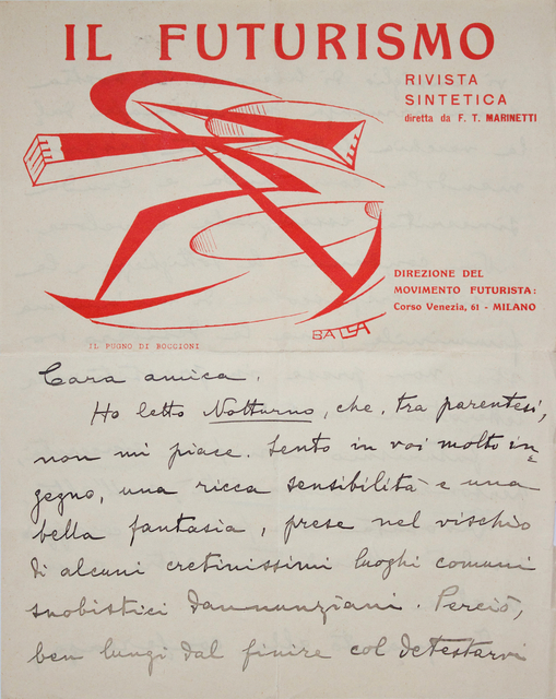 Giacomo Balla, ‘Il Futurismo (1)’, 1915-1923, Studio Mariani Gallery
