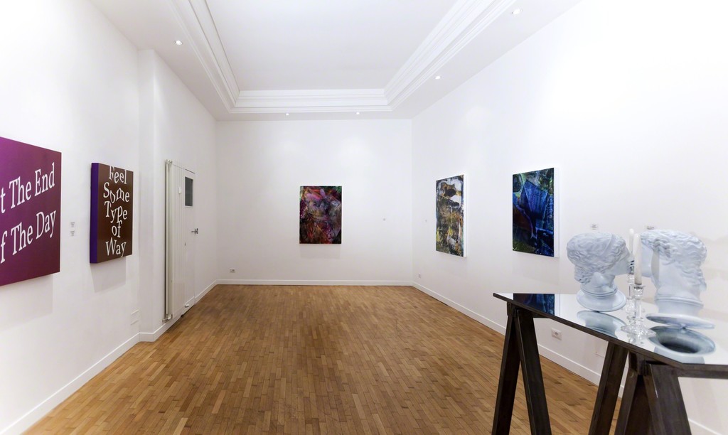 Installation view: Ian Hagarty e Dmitri Obergfell Installation view: Ian Hagarty e Dmitri Obergfell