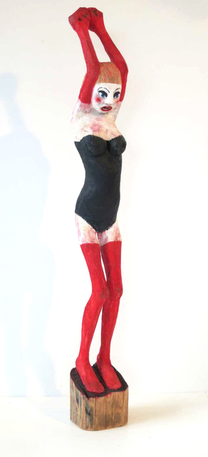 Hans Scheib, ‘Table Dance’, 2015, Sculpture, Acrylic, wood, Anna Zorina Gallery
