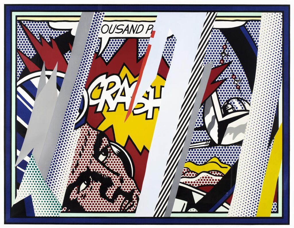 Roy Lichtenstein - Reflections on Crash (from Reflections Series)