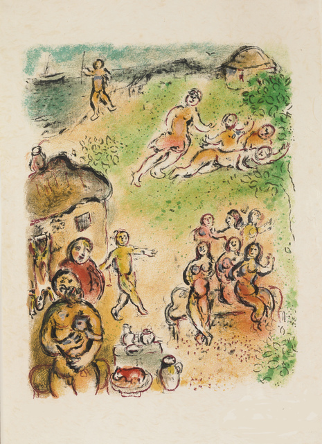 Marc Chagall, ‘The Island of Aeoliae (M.777, L'Odyssée)’, 1974, Martin Lawrence Galleries