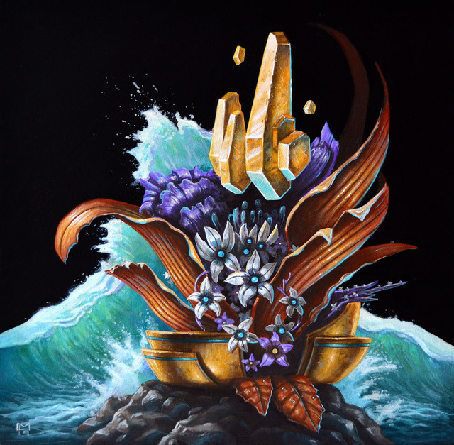 Matt Linares, ‘Rise’, 2019, Painting, Acrylic on wood, Haven Gallery