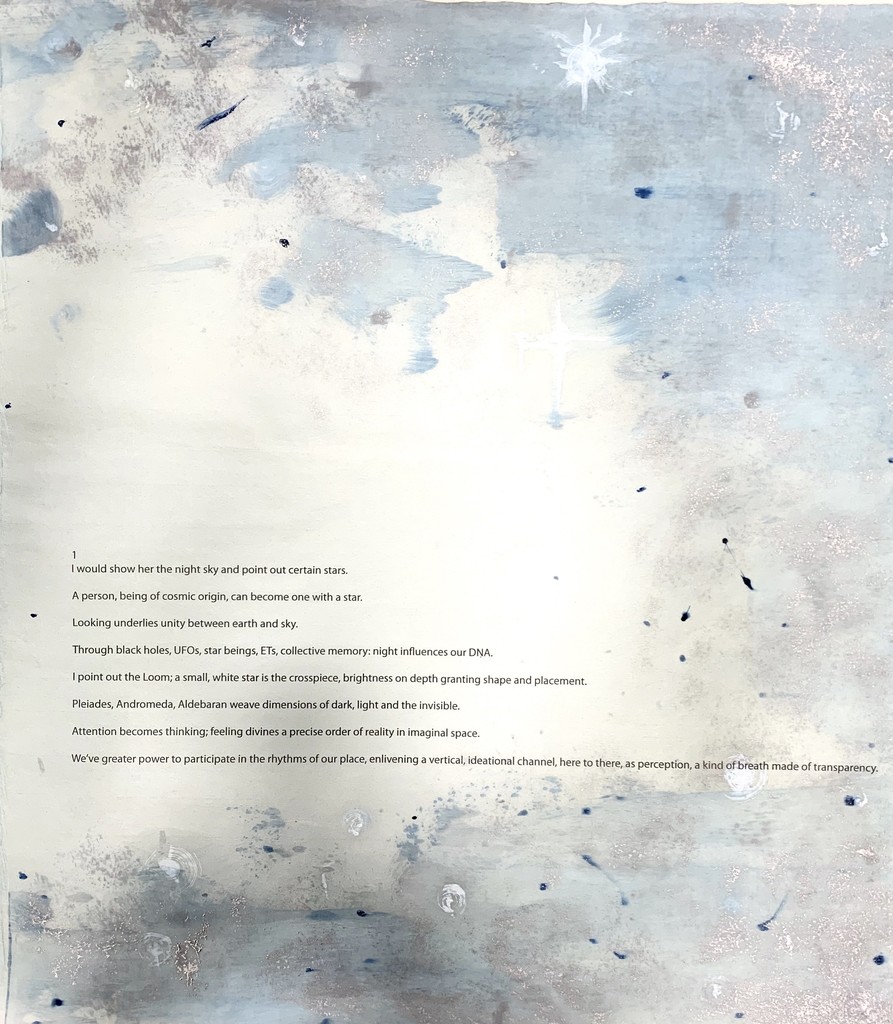 Martha Tuttle and Mei-mei Berssenbrugge, Untitled, 2020, Print Monotype and Lithograph, edition of 10 Martha Tuttle and Mei-mei Berssenbrugge, Untitled, 2020, Print Monotype and Lithograph, edition of 10