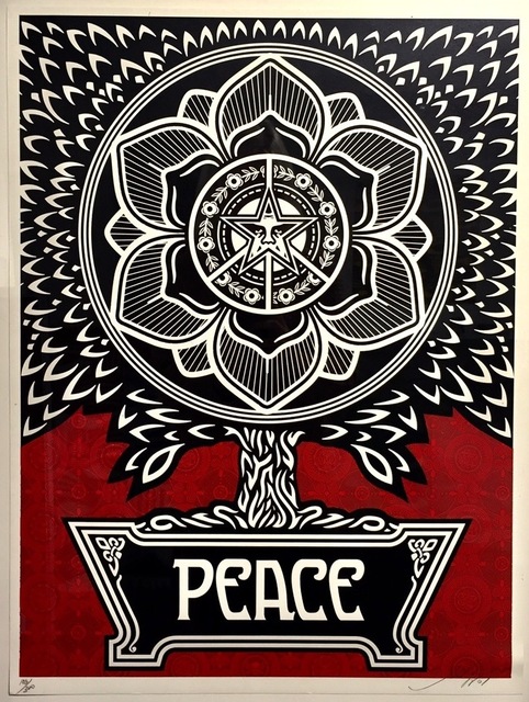 Shepard Fairey (OBEY), ‘Peace Tree’, 2007, Gregg Shienbaum Fine Art