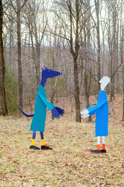 Ed Haddaway, ‘Meeting Mr. Wolf’, Les Yeux du Monde Gallery